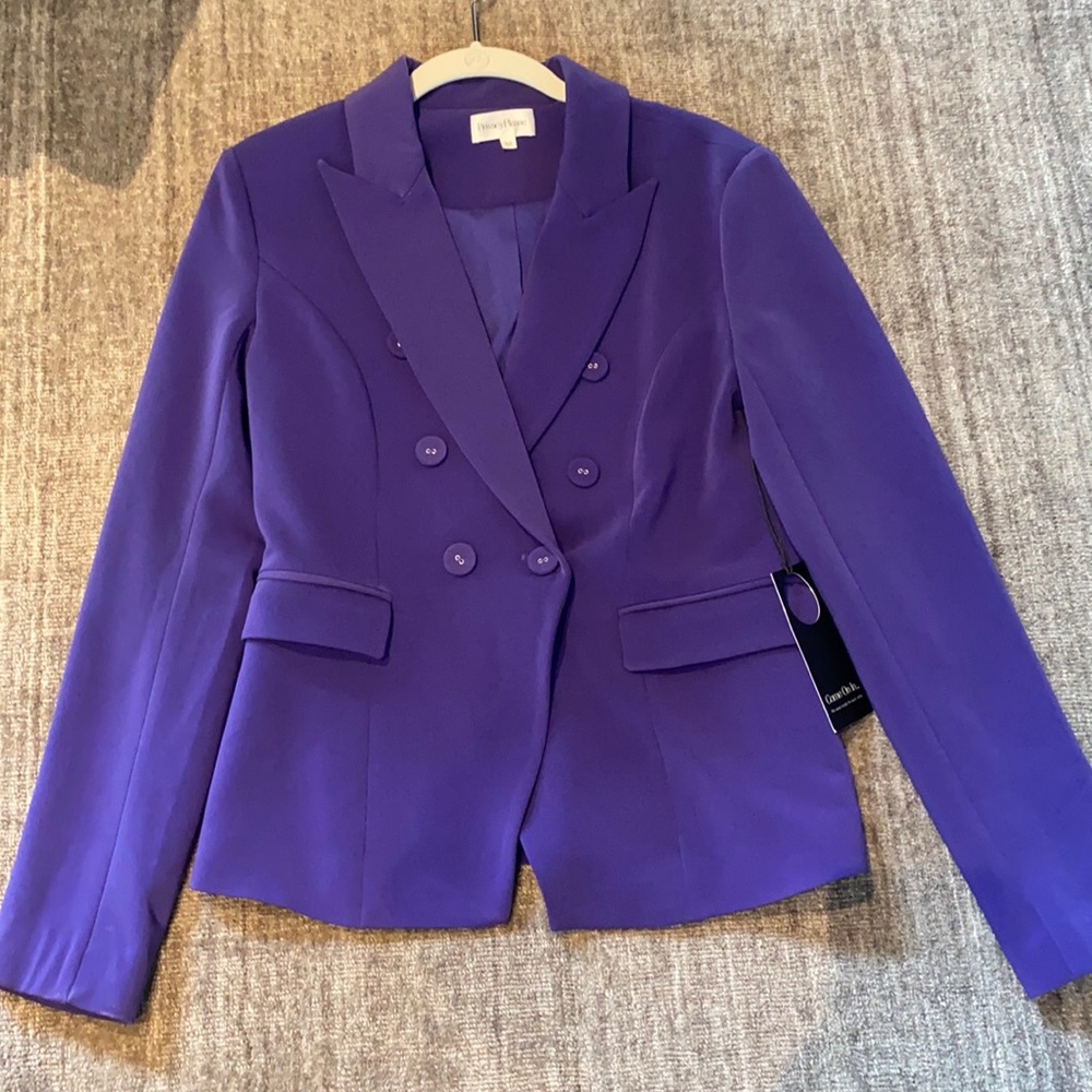 Purple blazer